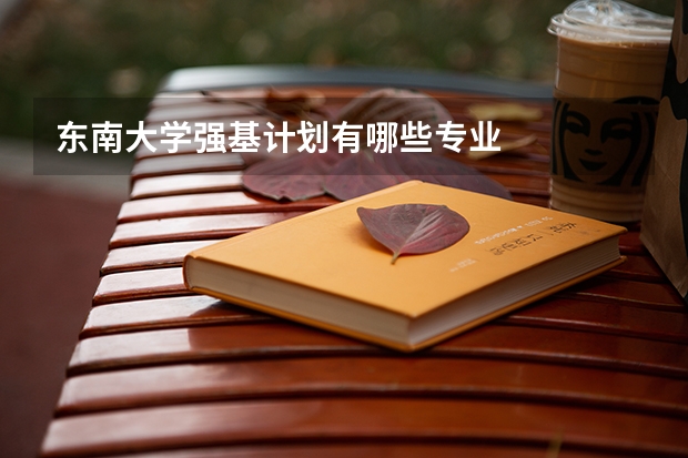 东南大学强基计划有哪些专业