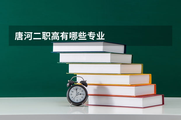 唐河二职高有哪些专业
