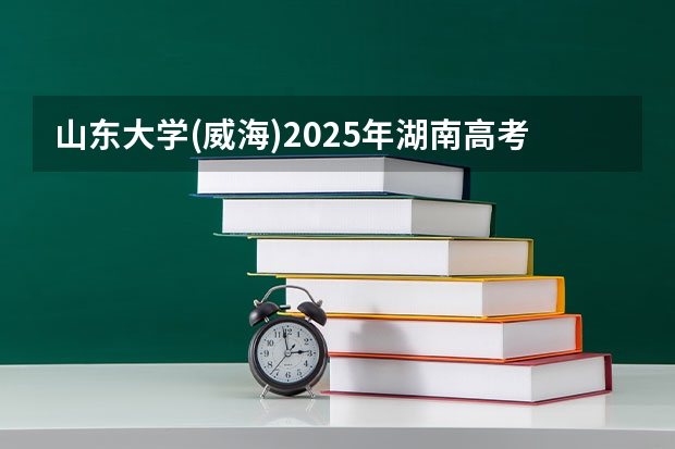 山东大学(威海)2025年湖南高考招生计划预测