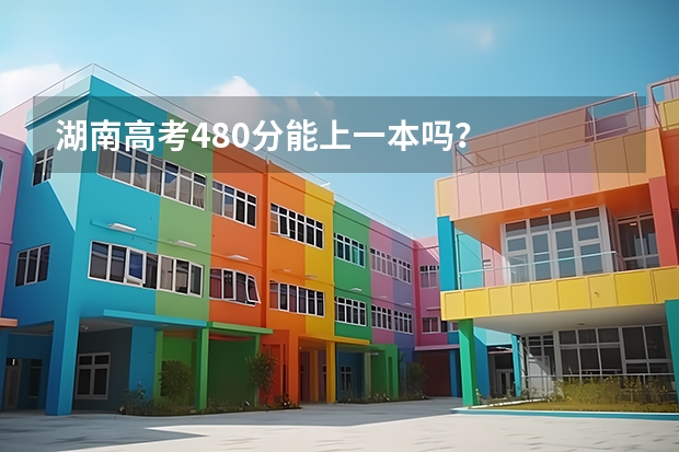 湖南高考480分能上一本吗？