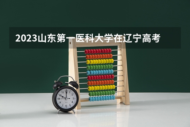 2023山东第一医科大学在辽宁高考专业招生计划人数
