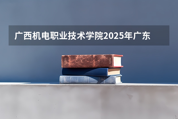 广西机电职业技术学院2025年广东高考招生计划预测