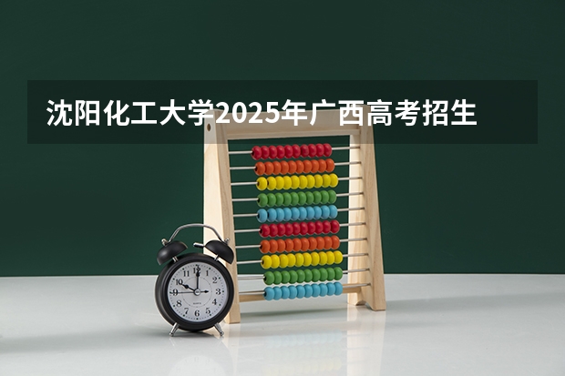 沈阳化工大学2025年广西高考招生计划预测