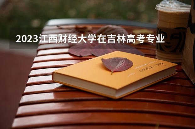 2023江西财经大学在吉林高考专业招生计划人数