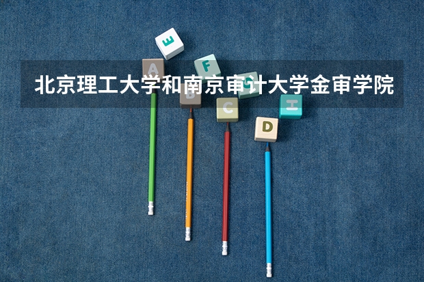 北京理工大学和南京审计大学金审学院哪个好