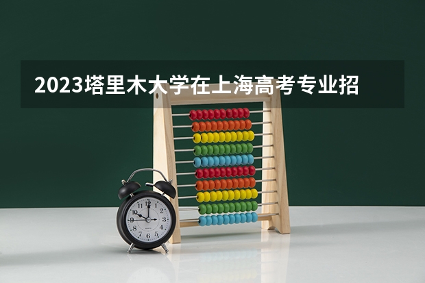2023塔里木大学在上海高考专业招生计划人数