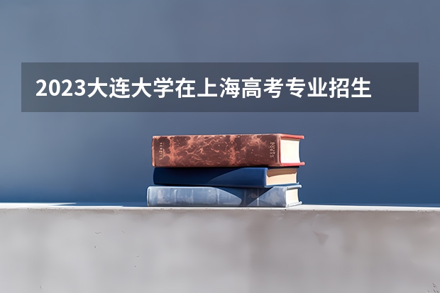 2023大连大学在上海高考专业招生计划人数