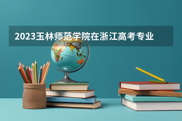 2023玉林师范学院在浙江高考专业招生计划人数