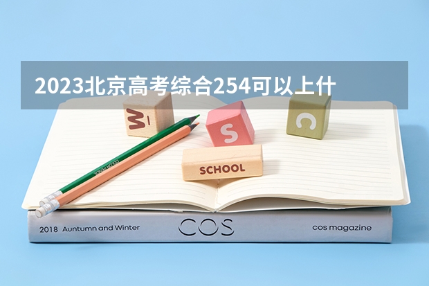 2023北京高考综合254可以上什么大学