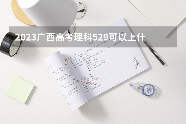 2023广西高考理科529可以上什么大学
