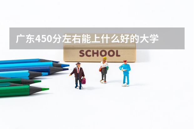 广东450分左右能上什么好的大学