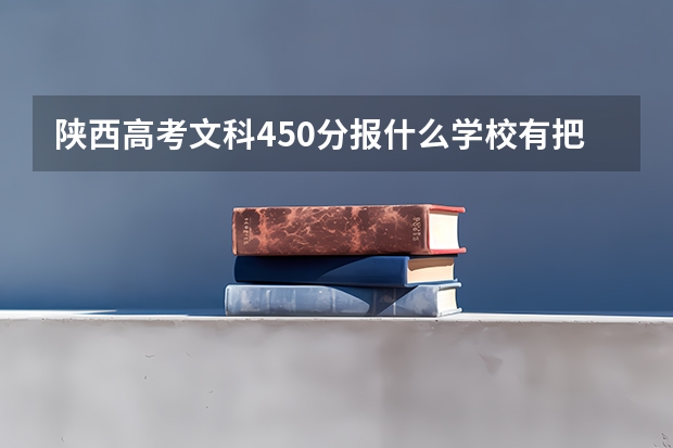 陕西高考文科450分报什么学校有把握