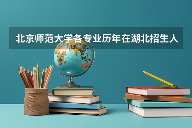 北京师范大学各专业历年在湖北招生人数
