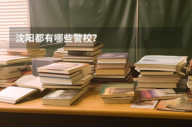 沈阳都有哪些警校？