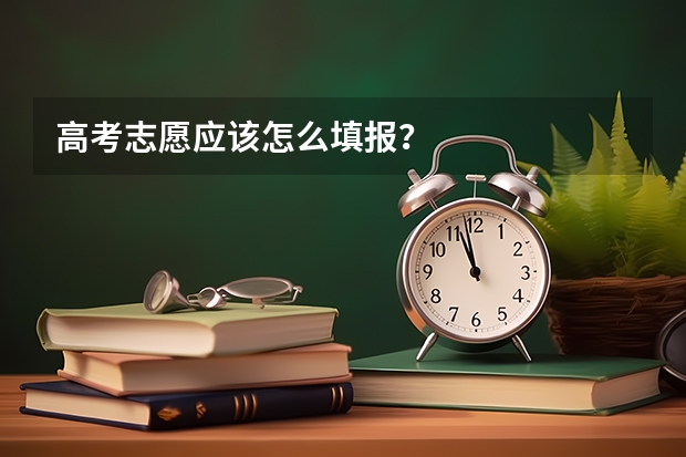 高考志愿应该怎么填报？