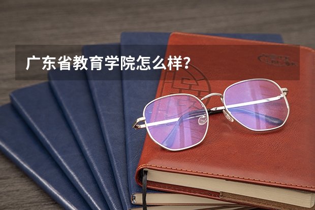 广东省教育学院怎么样？