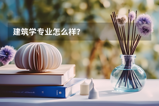 建筑学专业怎么样?