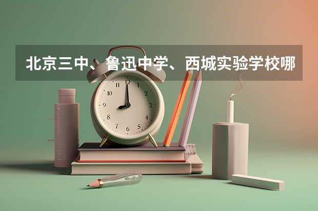 北京三中、鲁迅中学、西城实验学校哪个好些（包括校风和成绩）？差距有多大？