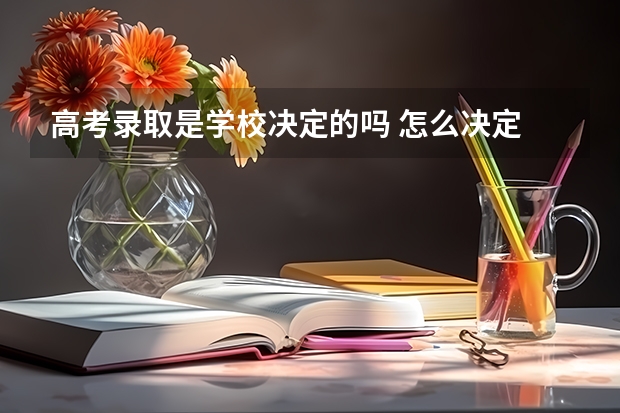 高考录取是学校决定的吗 怎么决定
