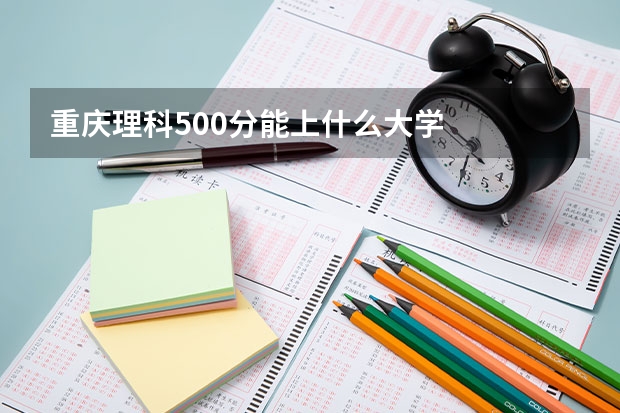 重庆理科500分能上什么大学