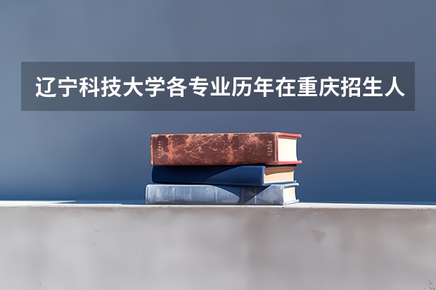 辽宁科技大学各专业历年在重庆招生人数