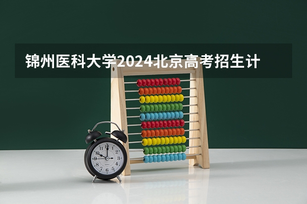 锦州医科大学2024北京高考招生计划详解