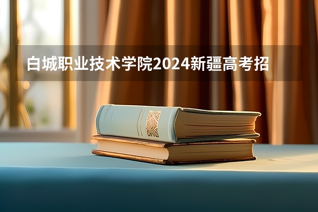 白城职业技术学院2024新疆高考招生计划详解
