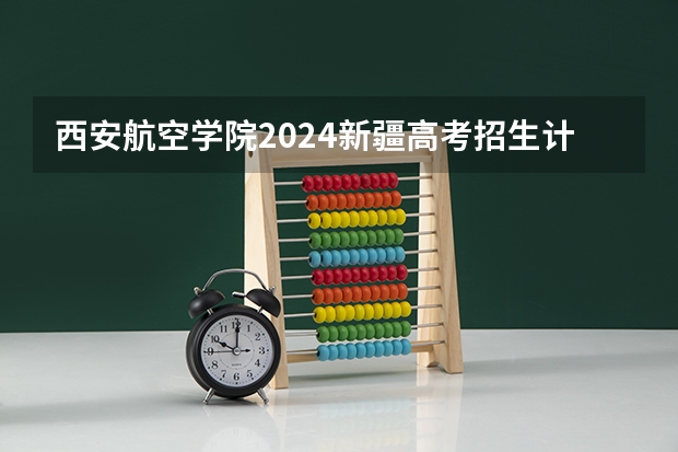 西安航空学院2024新疆高考招生计划详解