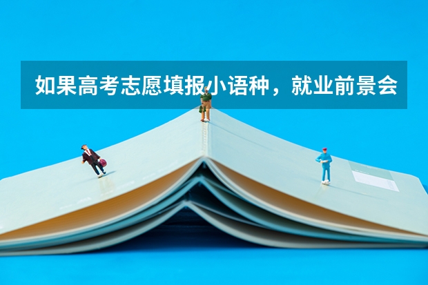 如果高考志愿填报小语种，就业前景会怎么样？