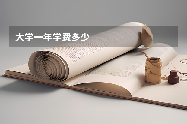 大学一年学费多少